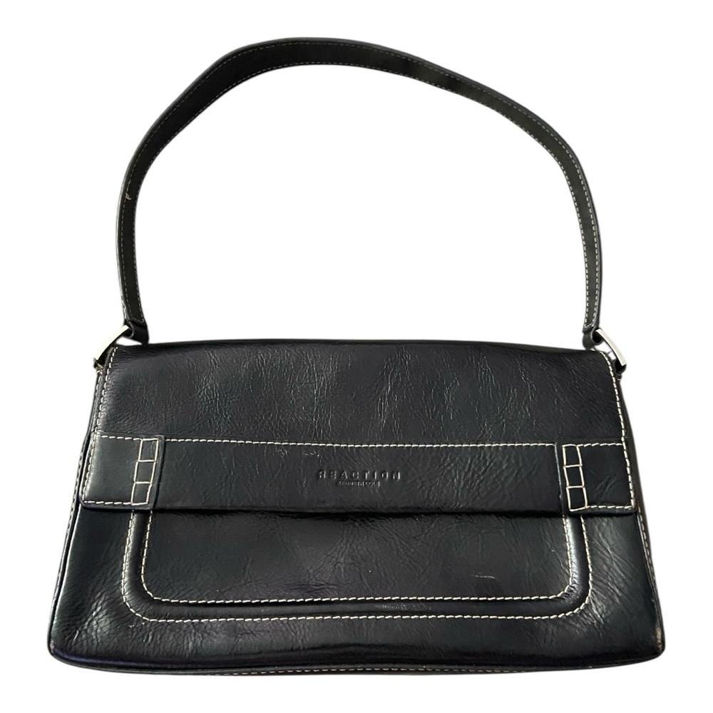 Kenneth Cole Black Leather Shoulder Bag ❤️